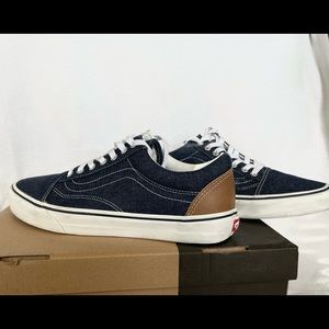 Vans Denim Old School Skate Shoe 10.5